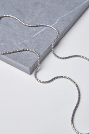 Coriana Silver Chain Necklaces For men and Women | AKey
