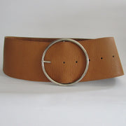 Wide leather belt for women | AKey