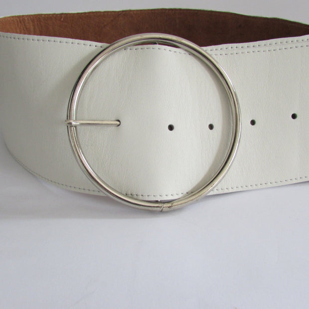 Wide leather belt for women | AKey